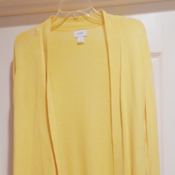 Old Navy Yellow Cardigan Sz M - Picture 1 of 2
